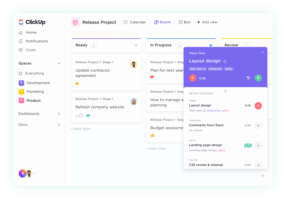 Time Tracking Rollup